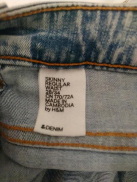 Dámske modré elastické rifle, denim, xs, denim,xs