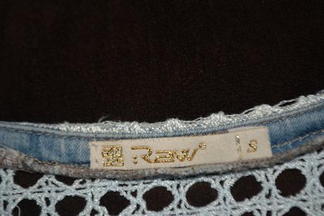 Raw couture, riflové sačko, xs, xs