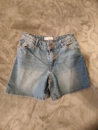 Kraťasy modré riflové, 140