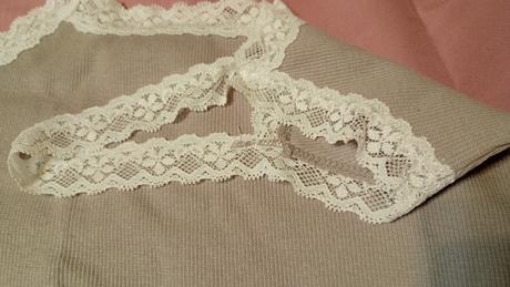Tielko top z bavlny xs/s, h&m,xs