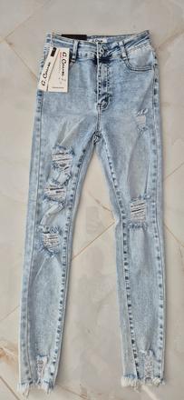 Roztrhané džínsy, xs
