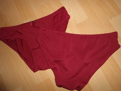 2x bordove nohavicky, s