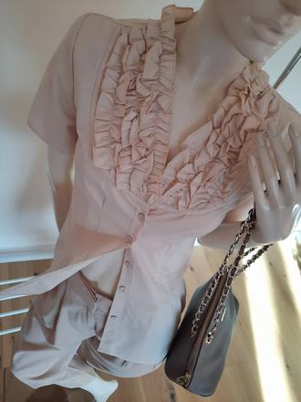 Blúzka s mini volánikmi, m