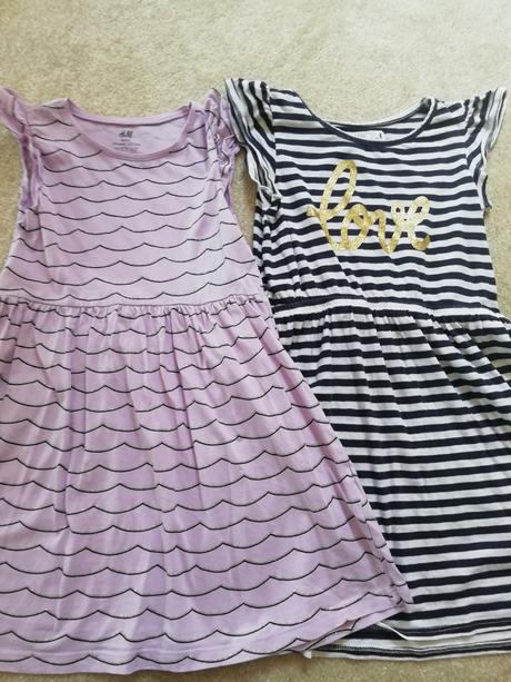 Bavlnené saty, h&m,110