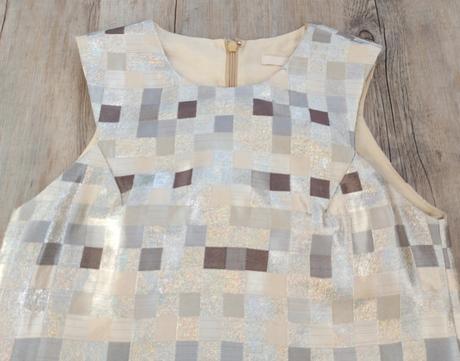 Lesklé spoločenské šaty, h&m,s