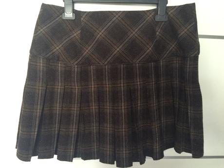 Károvaná sukňa, camaieu,38