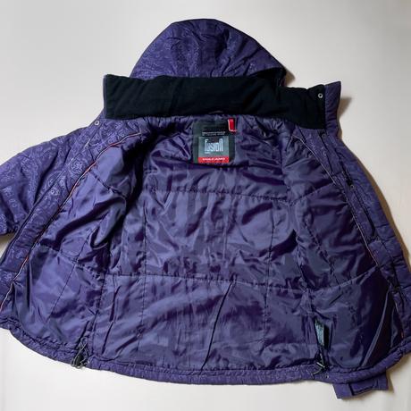 Fialová dámska zimná vetrovka volcano 38, m