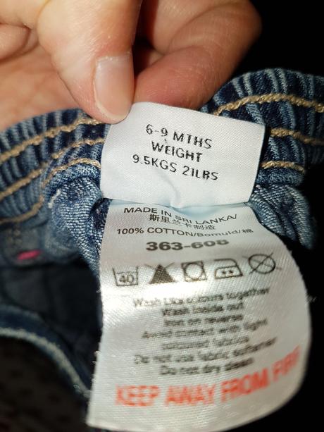 Riflova suknicka 6/9m, next,74