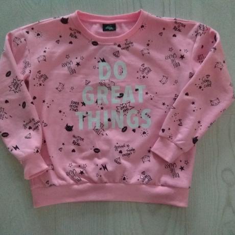 Ružová mikina, takko,146