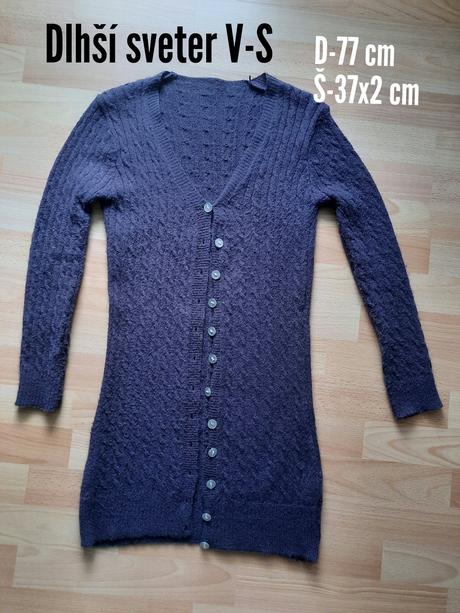 Dámsky predĺžený sveter, s