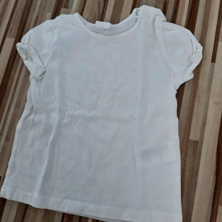 Tričko s nariaseným rukávom, h&m,86