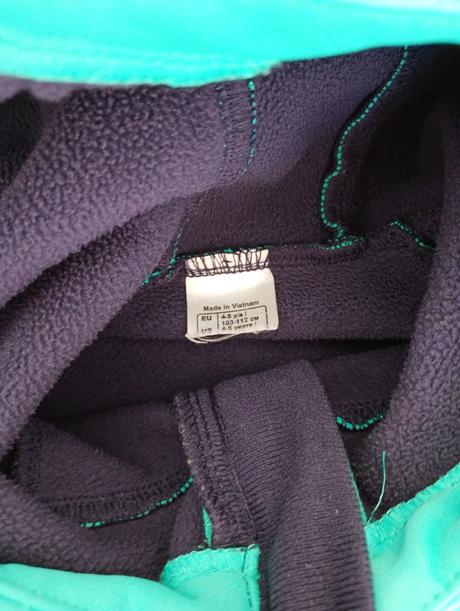 Softshellová bunda, decathlon,110