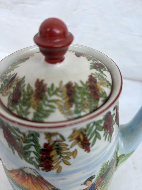 Starozitny antik porcelan cajnik ceskoslovensky p,