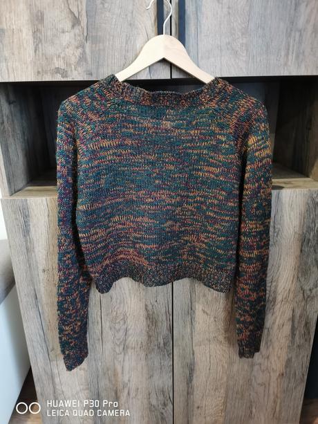 Dámsky crop pulóver, m