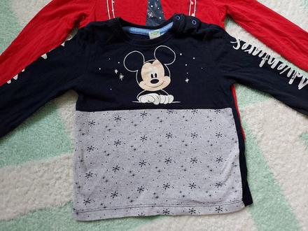 Vianočný nátelník mickey, baby,92