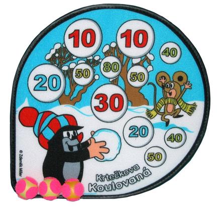 Terč krtko na suchý zips 30cm,