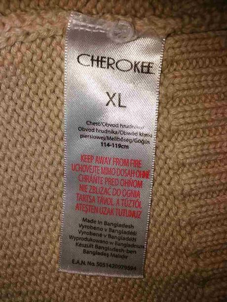 Sveter na zips, cherokee,xl