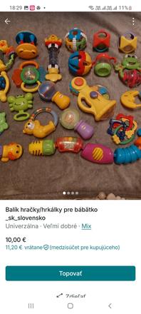 Mix hračky pre bábätko, 