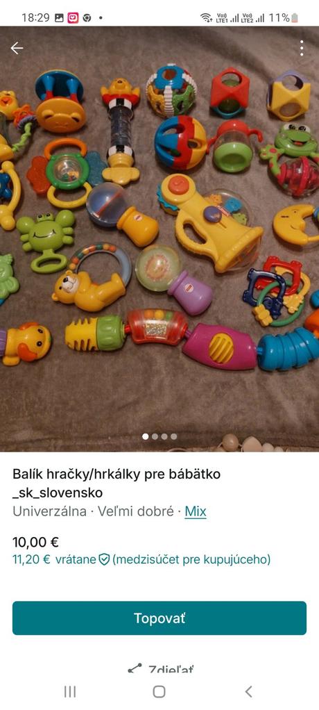 Mix hračky pre bábätko, 