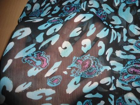 Modra bluzocka - na plavky, m