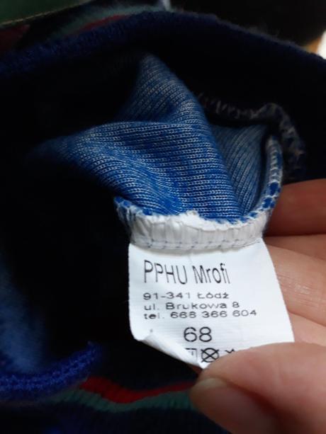 Teplá plyšova mikina, 68