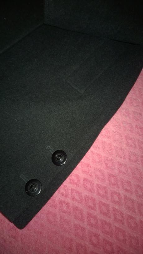 Kabat woll&casmir italy s kapucnou vel 38/40, m