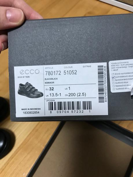 Ecco topánky, ecco,32