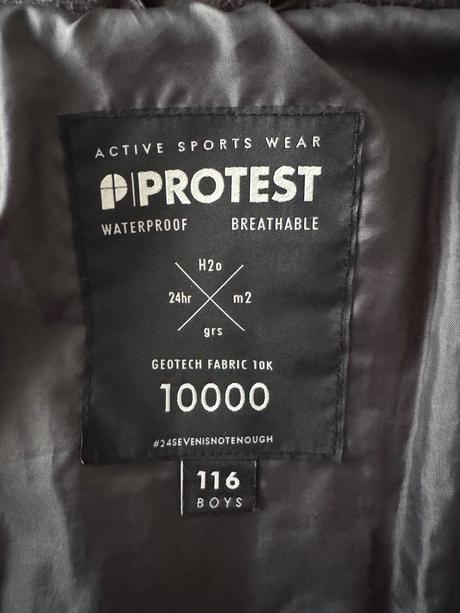 Detská lyžiarska bunda protest, 116