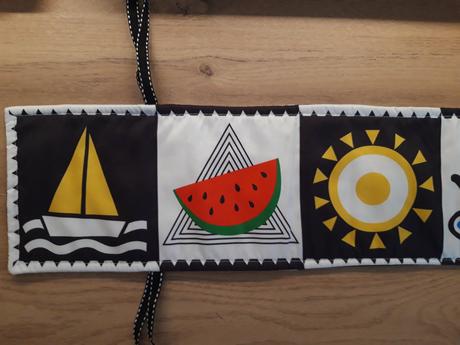 Kontrastné leporelo, pískacie, 