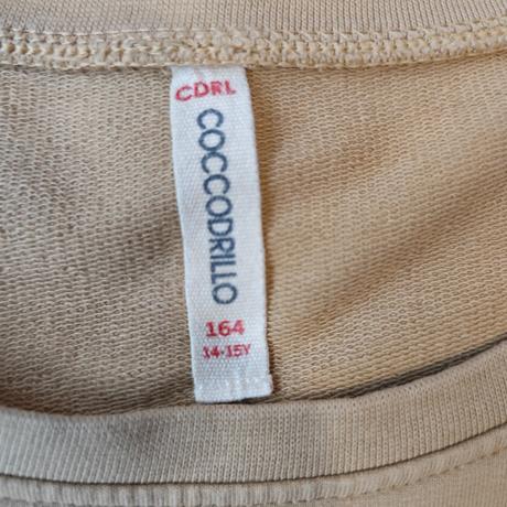 Predĺžená mikina s dlhým rukavom, coccodrillo,164