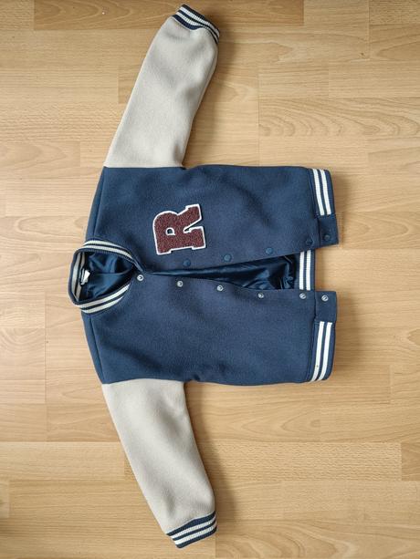 Podšitá bejzbalová bunda r, h&m,104