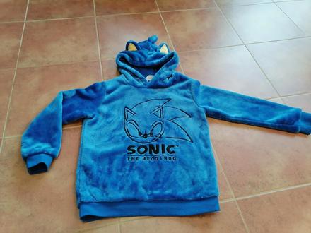 Mikina sonic, veľ. 134/140, h&m,134
