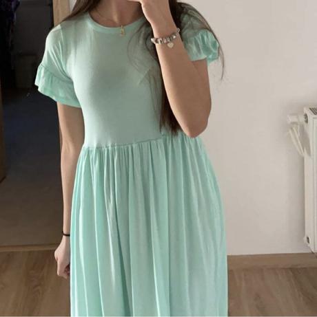 Mentolové šaty, xs