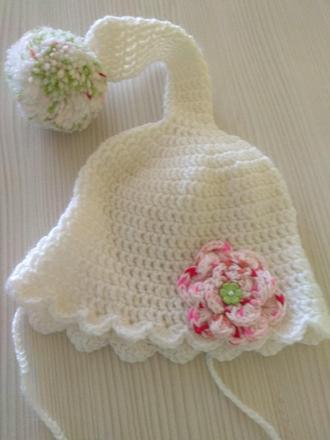 Háčkovana biela čiapka, 98