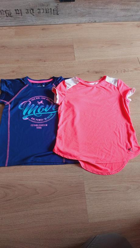 3x športové značkové tričká 122, 122