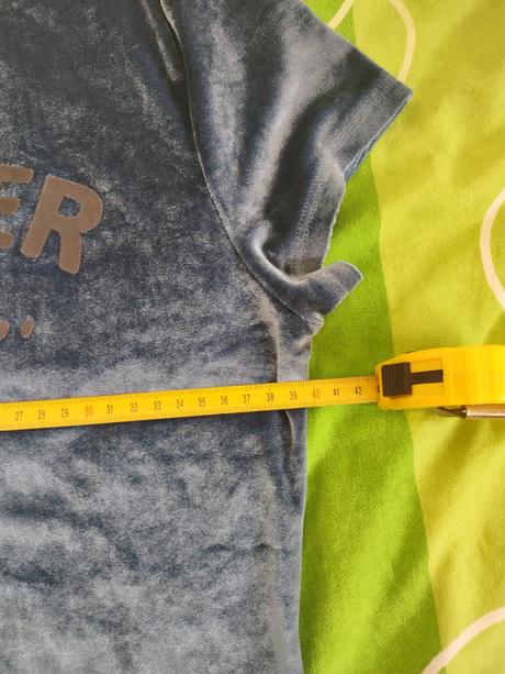 Zamatové tričko h&m, h&m,s