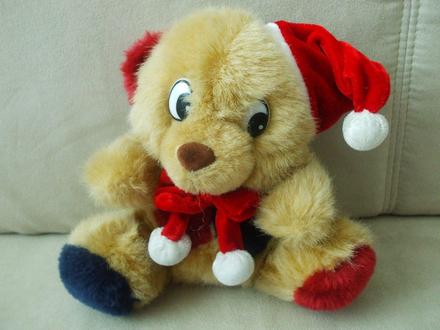 Vianočný medvedík-super stav, 
