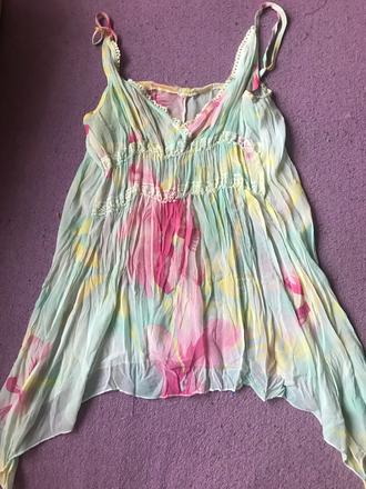 Asymetrické tielko, s