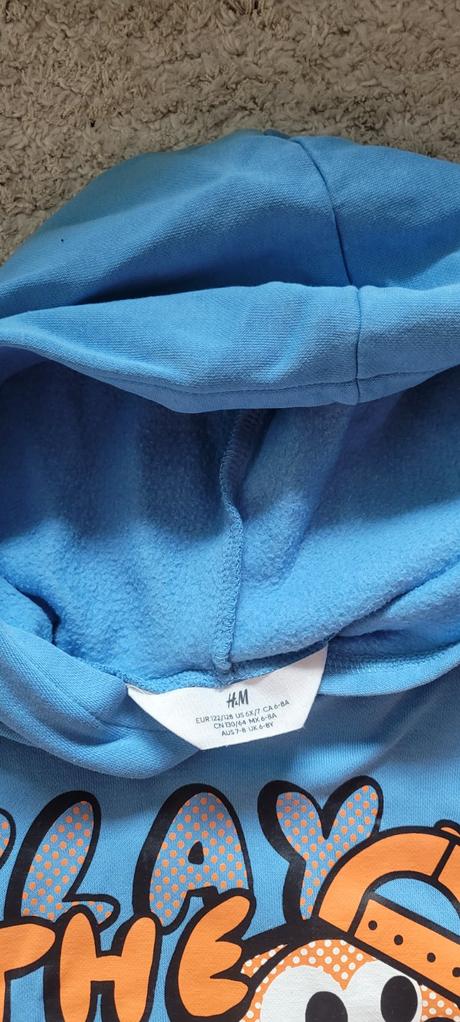 Mikina dvojicky pestrofarebná, h&m,122