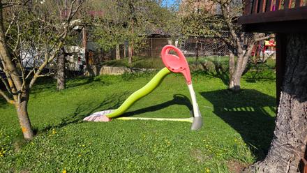 Šmykľavka toboggan xl smoby  a vodou, 