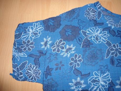 Modre tricko / damska bluzka, xxl