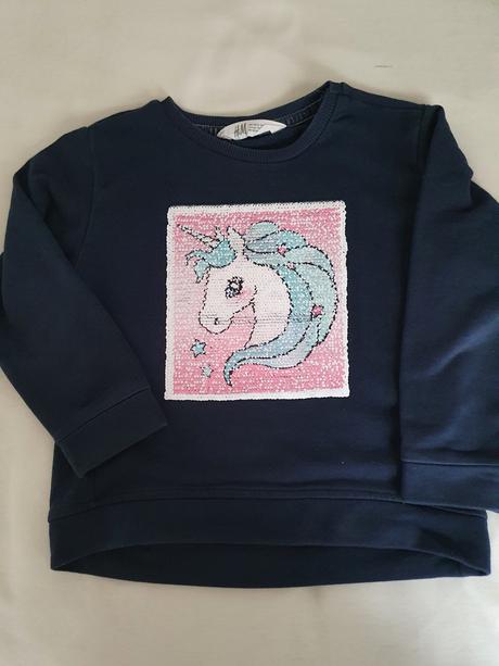 Tričko s meniacim sa obrázkom, h&m,110