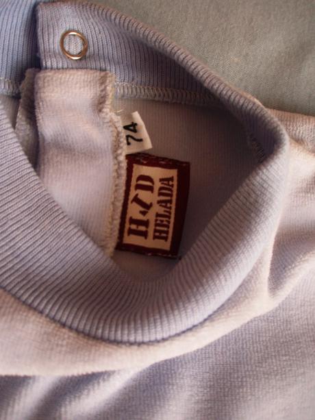 Zamatový overalček na spinkanie, 74