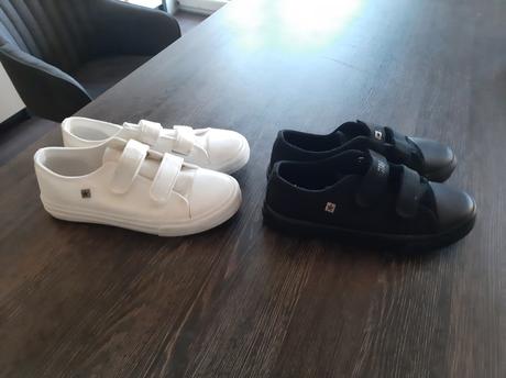 Tenisky big star-biele a čierne, 35