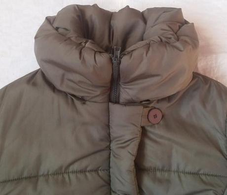 Olivovozelena predlzena vetrovka 40/42, 40