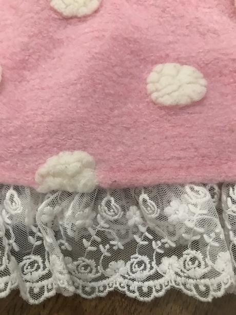 Svetrik, mikina  s krajkou, f&f,74