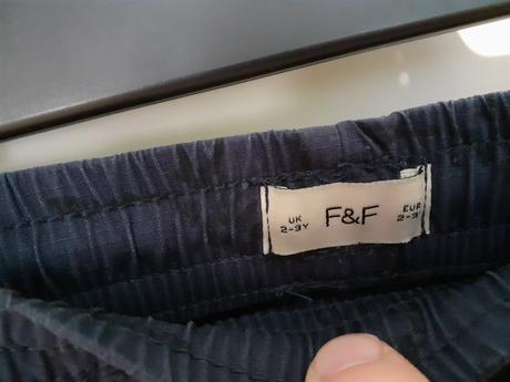 Nohavice tenké  veľkosť 98-104, 2-3 roky, f&f,98