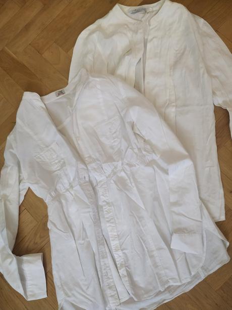 Damske krasne biele tehotenske bluzky v.40, 40
