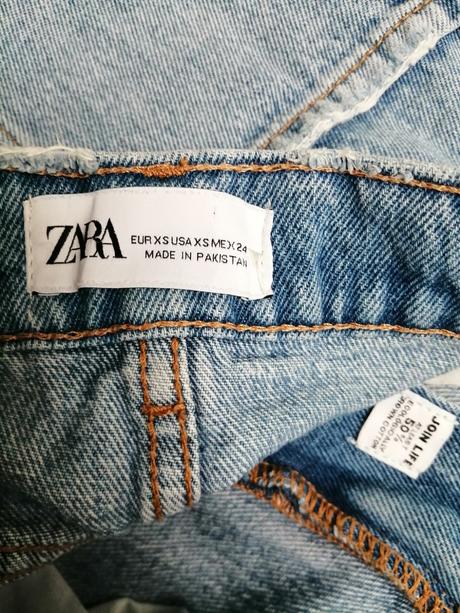 Sukňa dámska riflova zara vel. xs, zara,xs