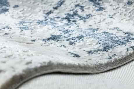 Koberec duke 51378 krém / modrý - betón - 80x150cm,